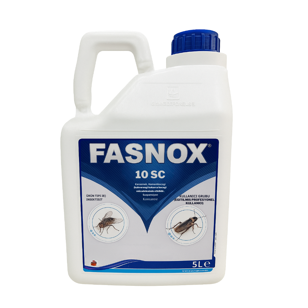 Fasnox 10 SC 5 Litre Süspansiyon Konsantre - Karasinek, Hamamböceği ve Kahverengi Kokarca Böceği Mücadelesi