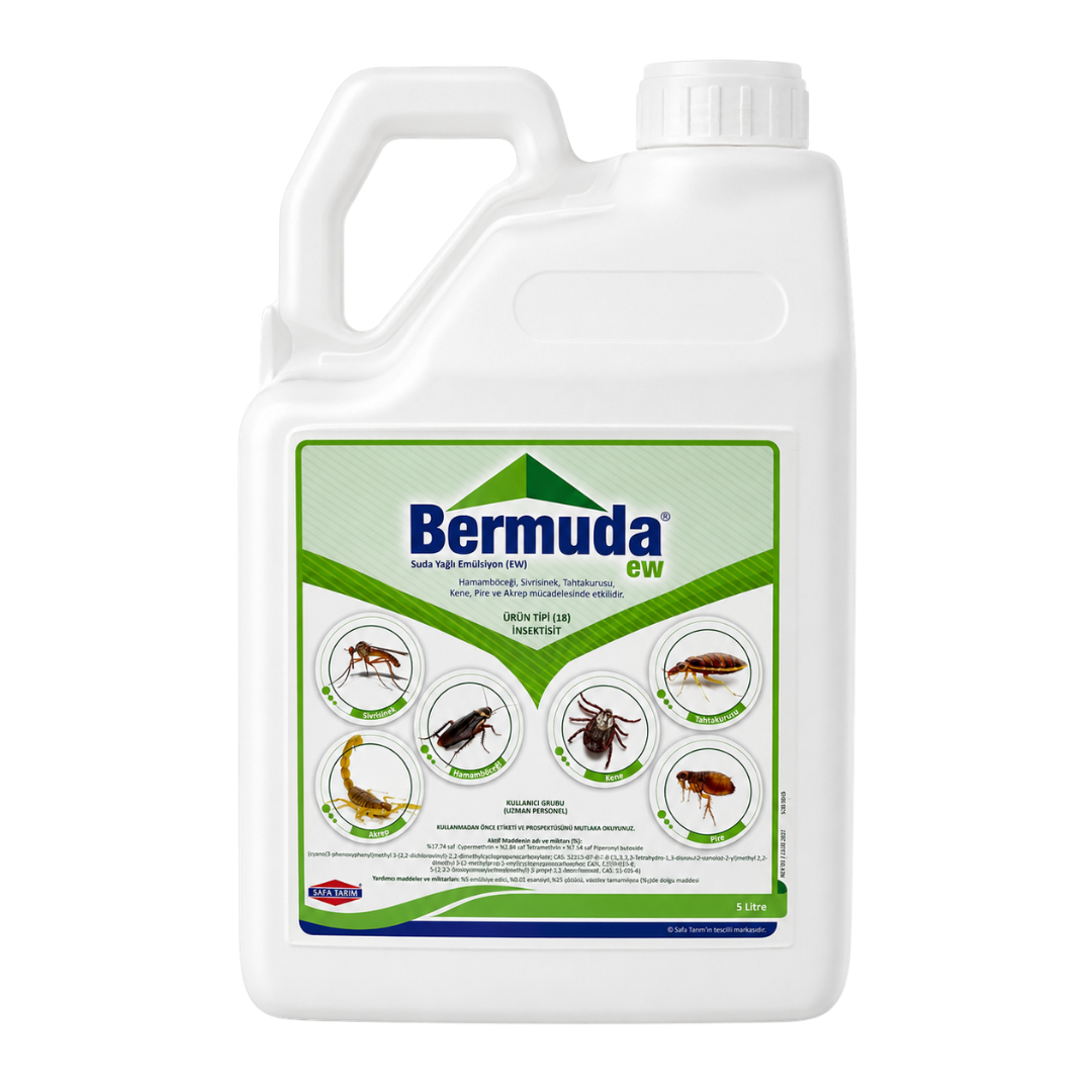 Bermuda EW 5 Litre | Suda Yağlı Emülsiyon Genel Haşere İlacı