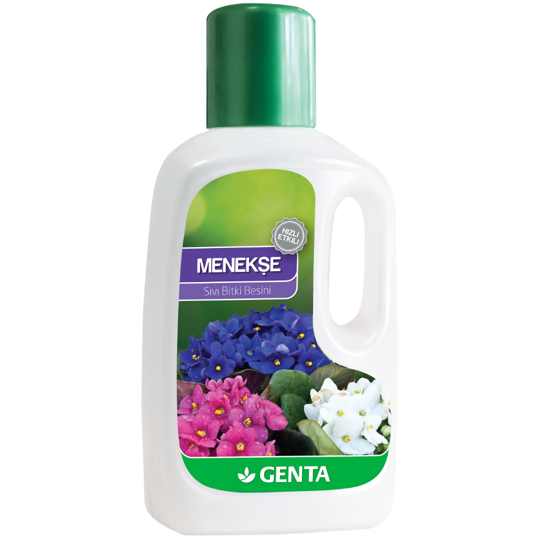 Genta Hızlı Etkili Menekşe Çicek Gübresi 500 ml - Sıvı Besin