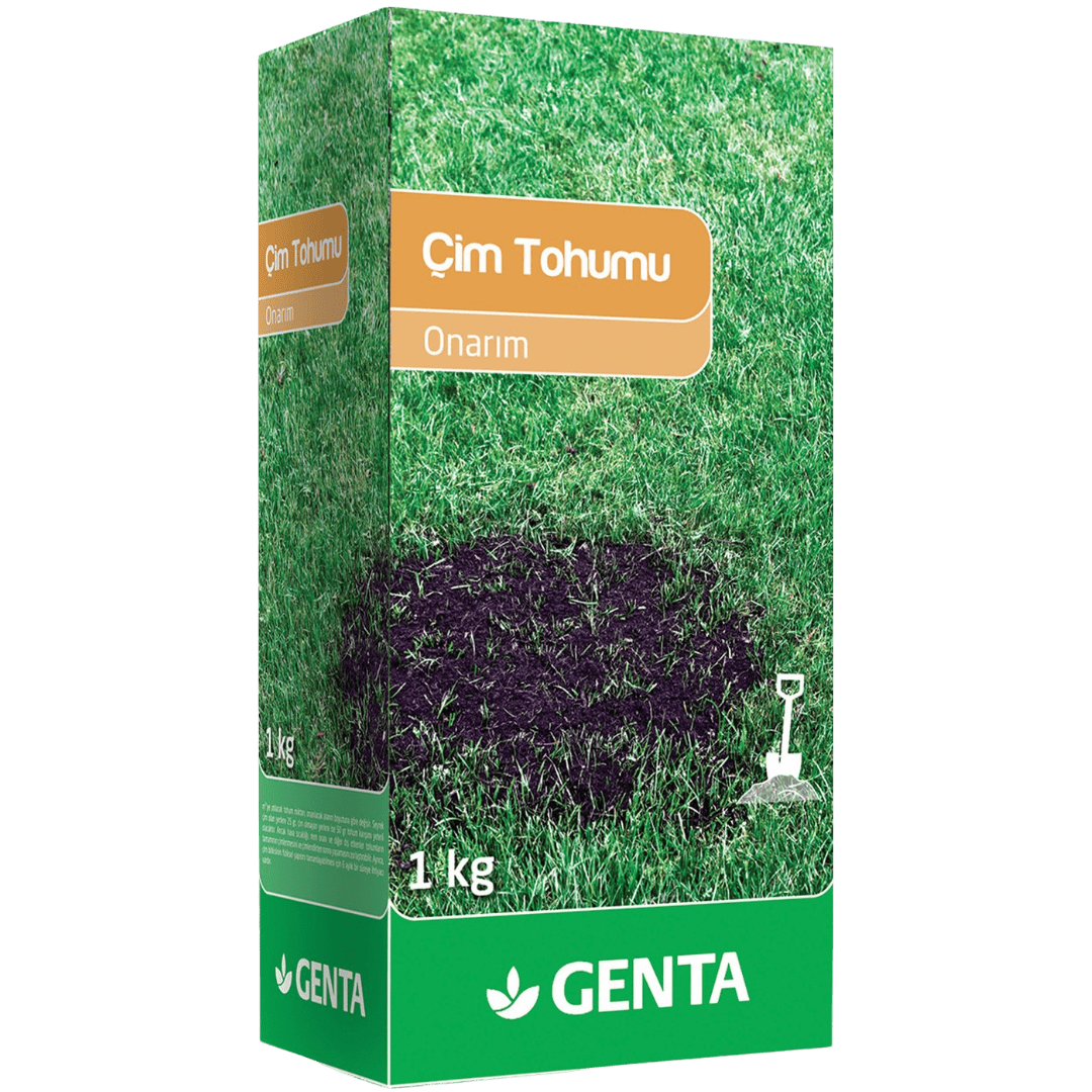 Genta çim onarım tohumu 1 kg - kuruyan çimler için hızlı yenileme