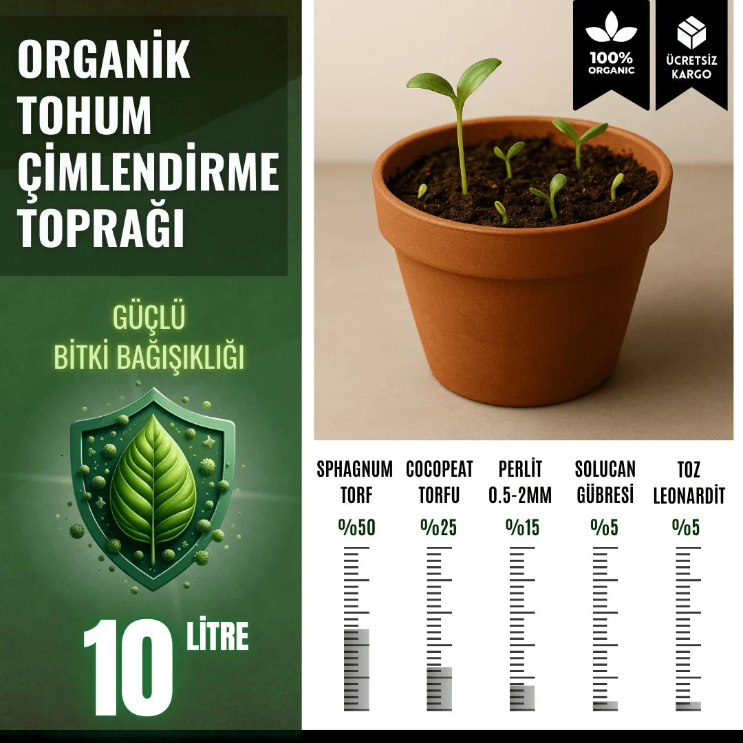 Tohum Çimlendirme Toprağı – 10 Litre
