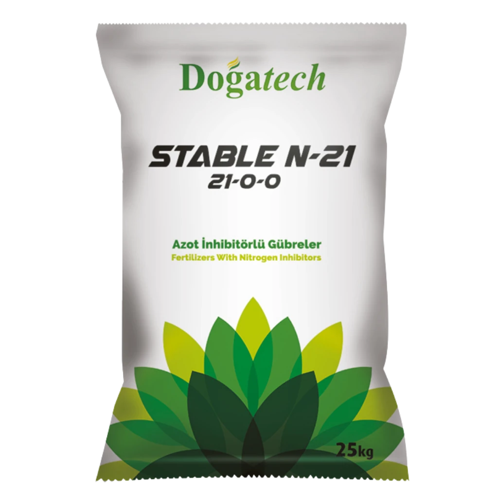 Doğatech Stable N-21 21-0-0 + %60 SO₃ – DMPB Azot İnhibitörlü Granül Azotlu Gübre (25 kg)