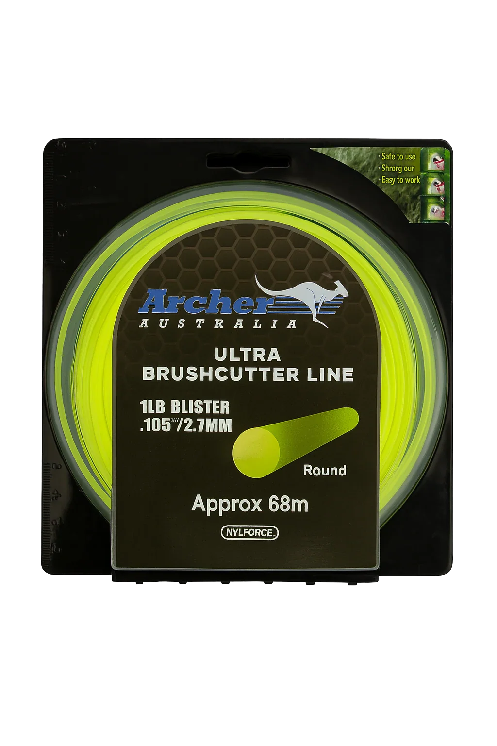 Archer Australia Ultra Misina – 2,7 mm Kare Kesit LPG 68 Metre