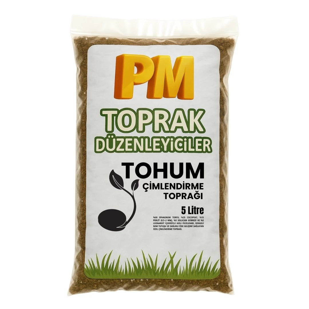 Tohum Çimlendirme Saksı Toprağı Karışımı 5 Litre - ambalajlı tohum ürünü görseli