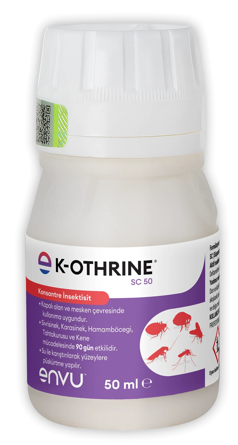 K-Othrine® SC50 50 ml Böcek ilacı + Uzman 500 ml Tetikli Sprey Şişe Seti | Haşere Kontrol & Bitki Bakım