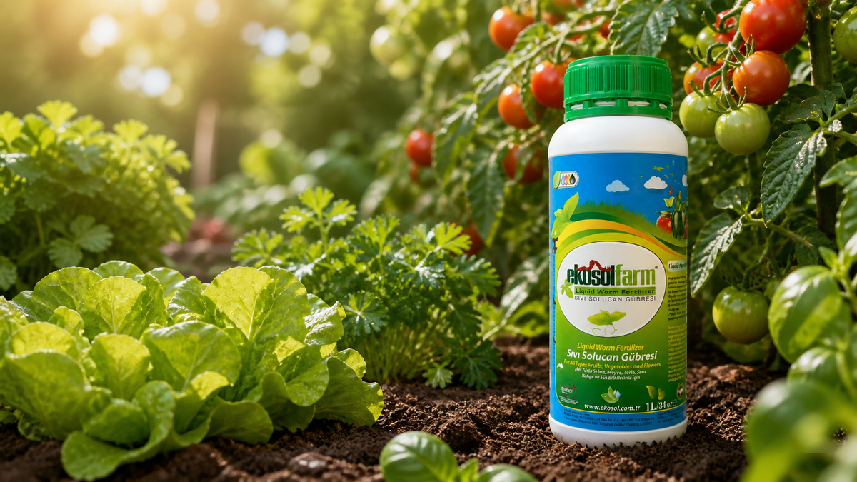 Organik Gübreler — EkosolFarm Sıvı Solucan Gübresi 1 Lt | Organik Sıvı Gübre bağlamlı koleksiyon görseli