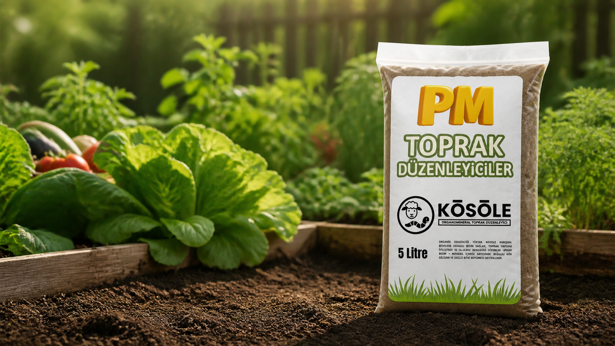 Solucan Gübresi — Kosole – Organomineral Toprak Düzenleyici bağlamlı koleksiyon görseli