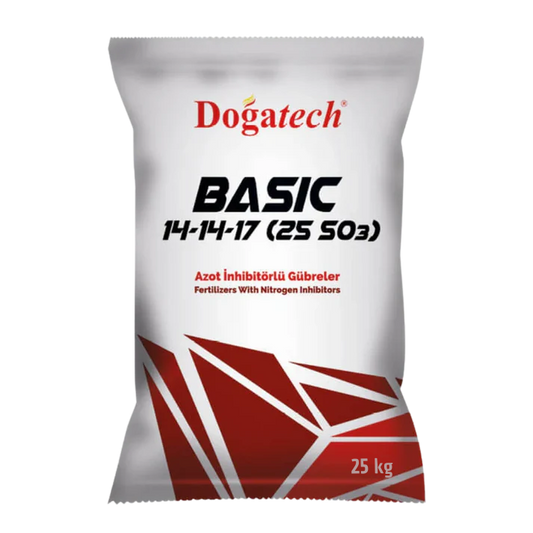 Doğatech BASIC 14-14-17 + %25 SO3 – DMPB Azot İnhibitörlü Granül NPK Gübre