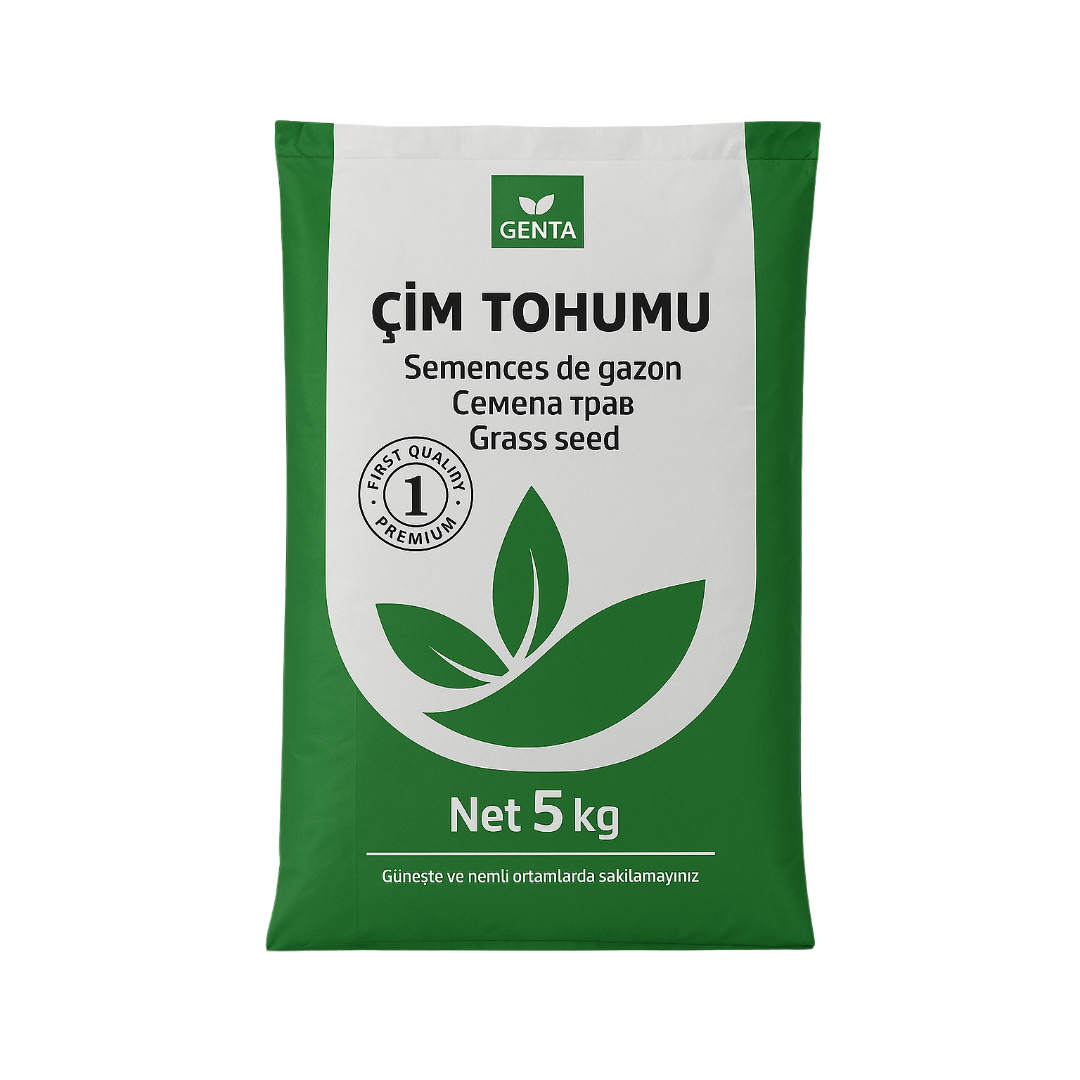 GENTA Çim Tohumu 10 kg | Hızlı Çimlenme | Yoğun Kullanıma Uygun, Kaliteli Tohum Karışımı