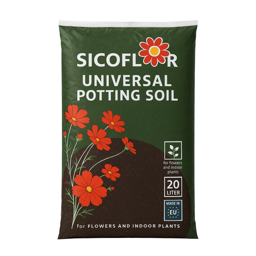 SICOFLOR markalı yüksek kaliteli Saksı Toprağı ile bitkileriniz için ideal yetiştirme ortamı