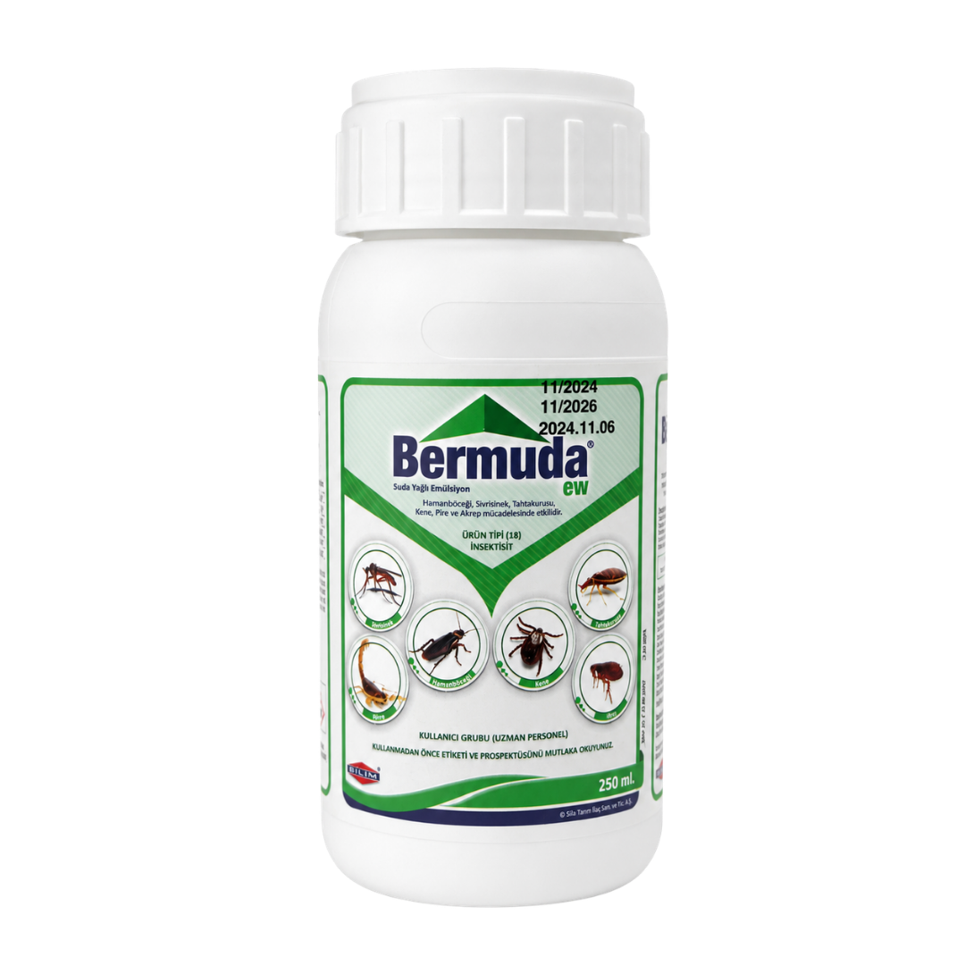 Bermuda EW 250 ml | Suda Yağlı Emülsiyon Genel Haşere İlacı