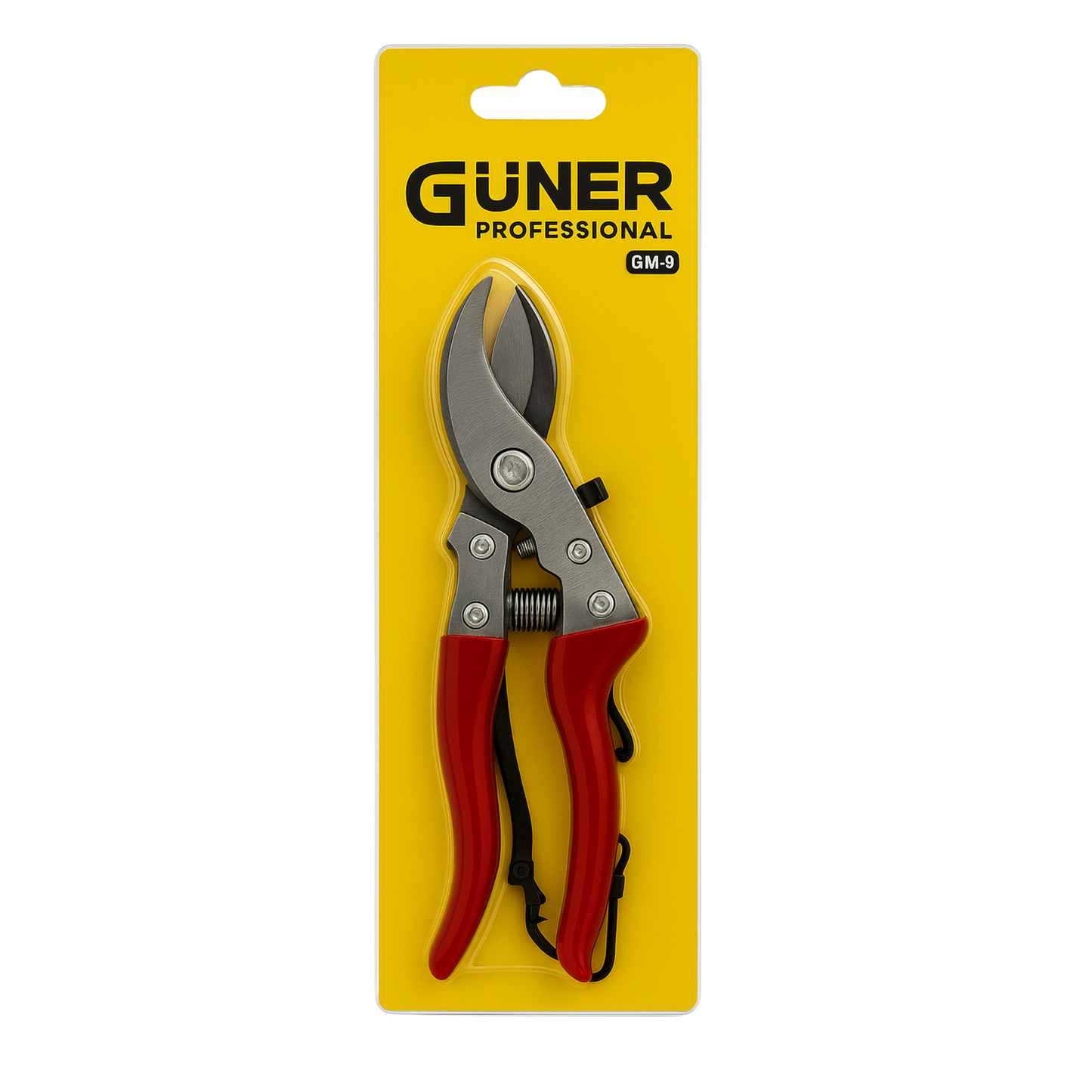 Güner GM-3 Profesyonel Budama Makası – Sağlam Gövde, Keskin Bypass Bıçak, Ergonomik Tutma Sapı