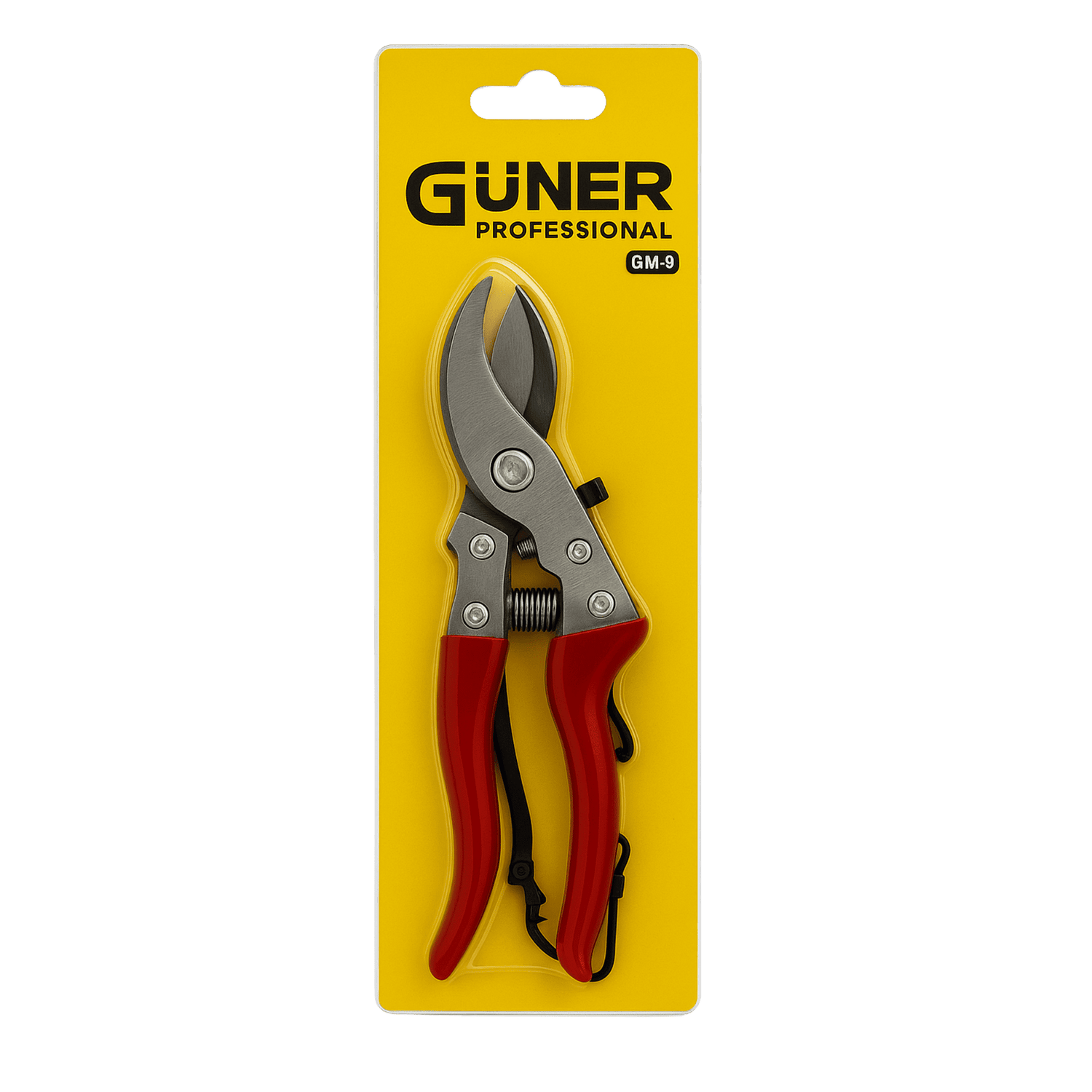 Güner GM-3 Profesyonel Budama Makası - ürünün ambalaj ve kullanım görünümü
