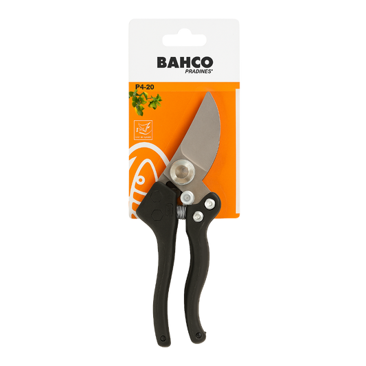 Bahco P4-20 Profesyonel By-Pass Budama Makası | Güçlendirilmiş Bıçak, Xylan Kaplama, 22 mm Kesme Kapasitesi