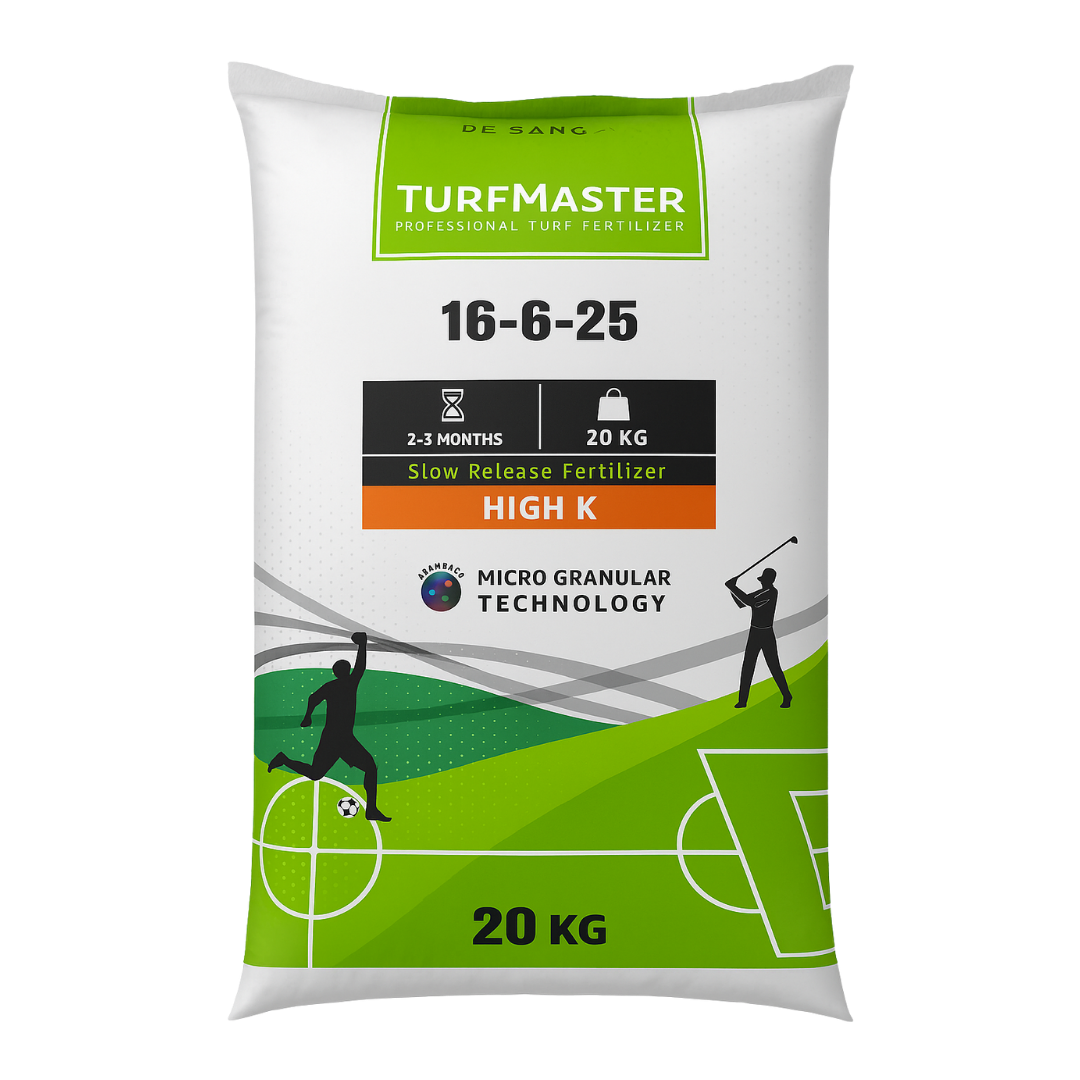 TurfMaster 16-6-25 Yavaş Salınımlı Çim Gübresi 20 Kg - Yüksek Potasyumlu Spor Alanı Gübresi
