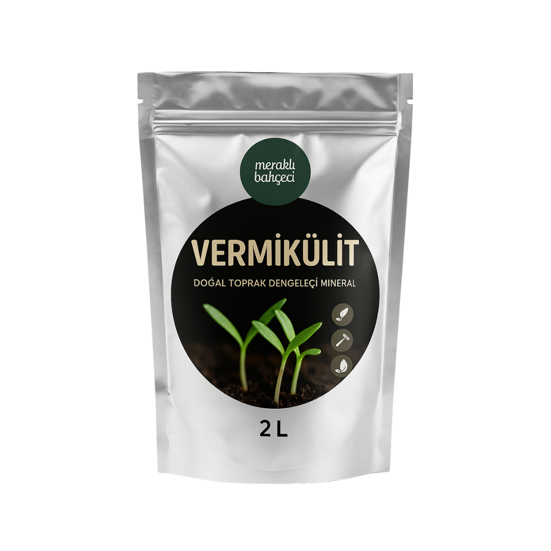 Vermikülit 2L | Doğal Toprak Dengeleyici Mineral | Saksı ve Bahçe Bitkileri İçin