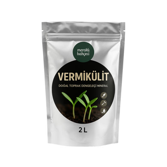 Vermikülit 2L | Doğal Toprak Dengeleyici Mineral | Saksı ve Bahçe Bitkileri İçin