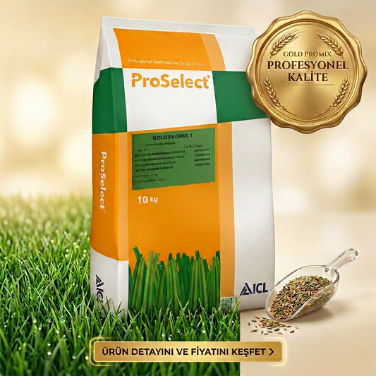 ProSelect GOLD PROMIX 1 Çim Tohumu | Profesyonel Karışım | 10 kg | Oregon Amerikan Menşeli