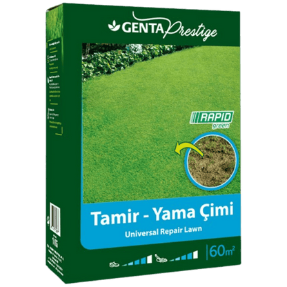Genta prestige tamir yama çim tohumu 1 kg hızlı onarım