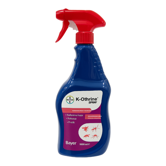 Bayer K-Othrine Spray 1000 ml Kullanıma Hazır Kokusuz - Pratik Haşere Kontrol Spreyi