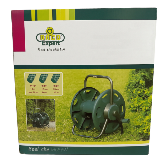 RACO Expert RT55/589 Hortum Toplama Makarası - Tekerleksiz Taşınabilir Hortum Sarma Arabası