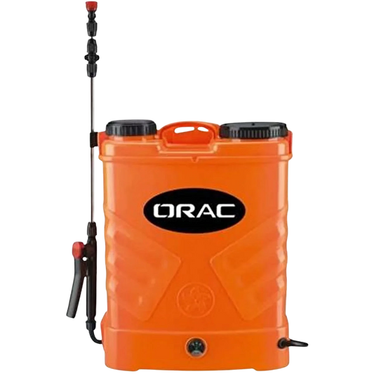 ORAC KF‑16C‑27 16 L Akülü Sırt Tipi Püskürtücü – 12 V, 8 Ah Batarya, 4 bar Basınç