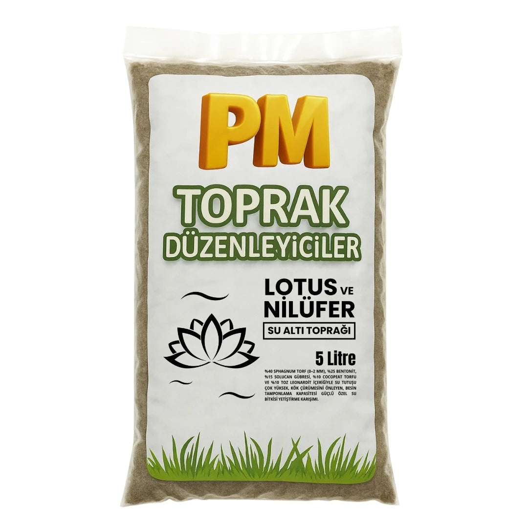 Lotus ve Nilüfer Su Altı Toprağı 5 Litre