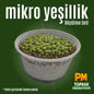 Mikro Yeşillik Büyütme Seti (Filizlenme Kovası) 0.5 Litre - ürünün ambalaj ve kullanım görünümü 1