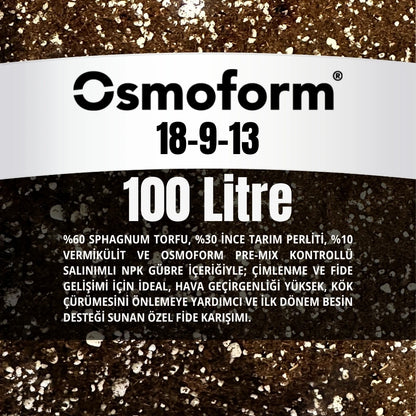 Süper Fide Toprağı 100 Litre - Osmoform Destekli (2x50 Litre Paket) - paketli toprak karışımı görseli 2