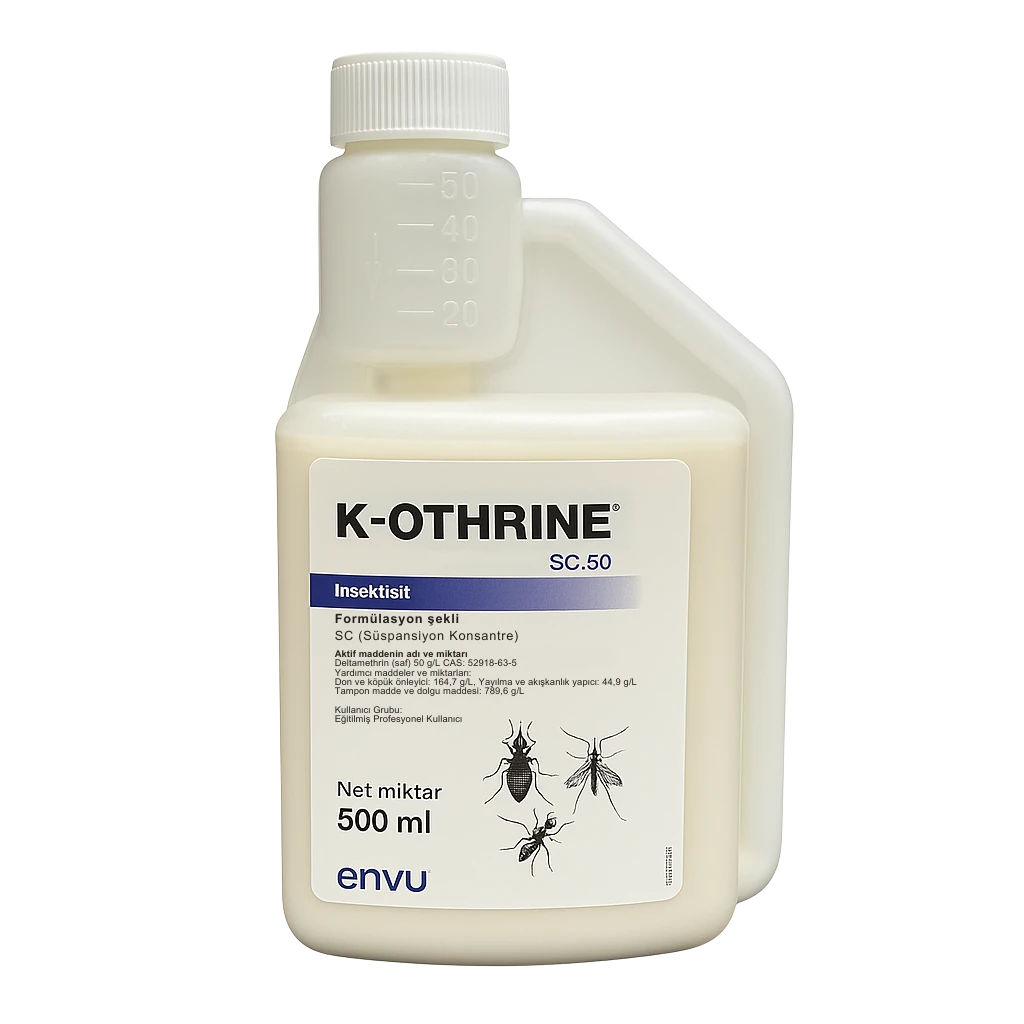 K-Othrine® SC50 %5 Konsantre Profesyonel Haşere İlaçı – 500 ml | Kokusuz