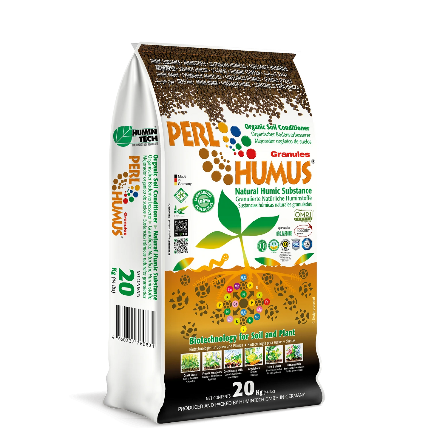 Humintech PerlHumus Granules 20 kg | Granül Humik Madde Toprak Düzenleyici