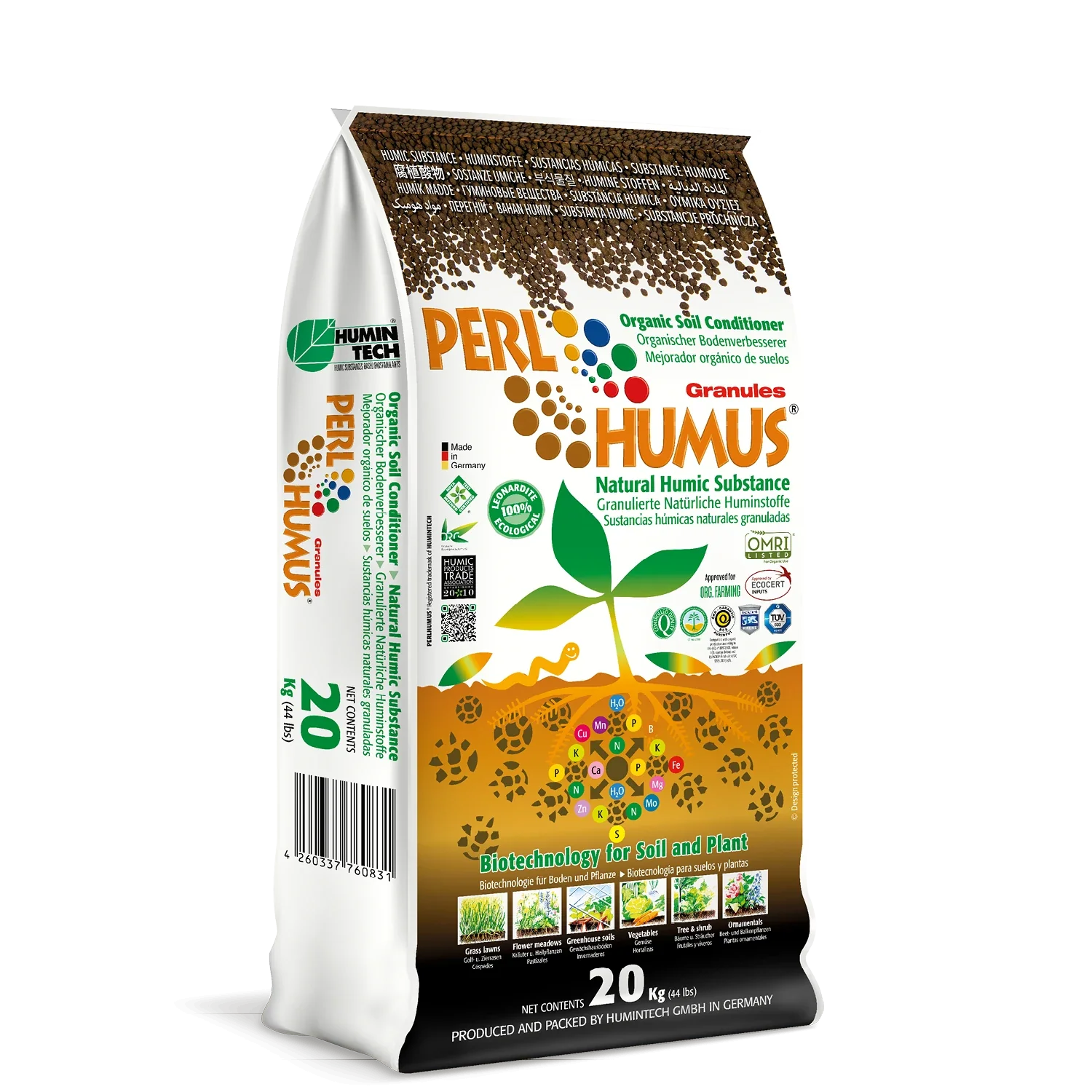 Humintech PerlHumus Granules 20 kg | Granül Humik Madde Toprak Düzenleyici