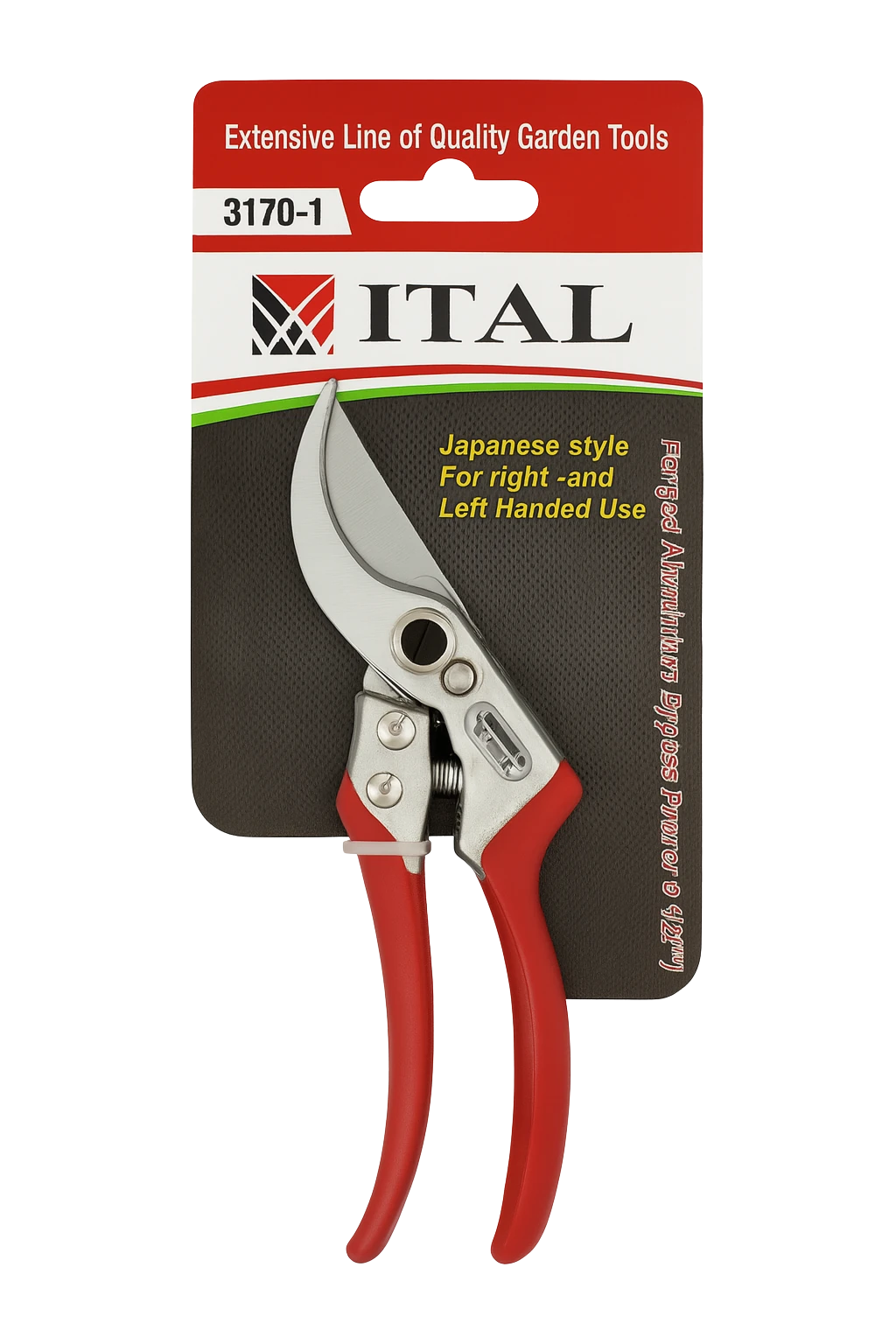 Profesyonel ITAL 3170‑1 Alman Malı Bypass Budama Makası – 18 mm Kesim Kapasiteli, Alüminyum + Kaymaz PVC Saplı