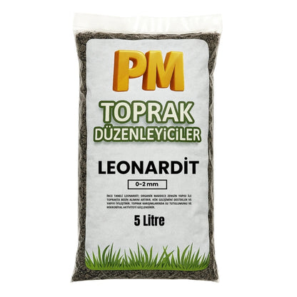 Leonardit (0–2 mm) Toprak Besleyici ve Yapı Güçlendirici 5 Litre