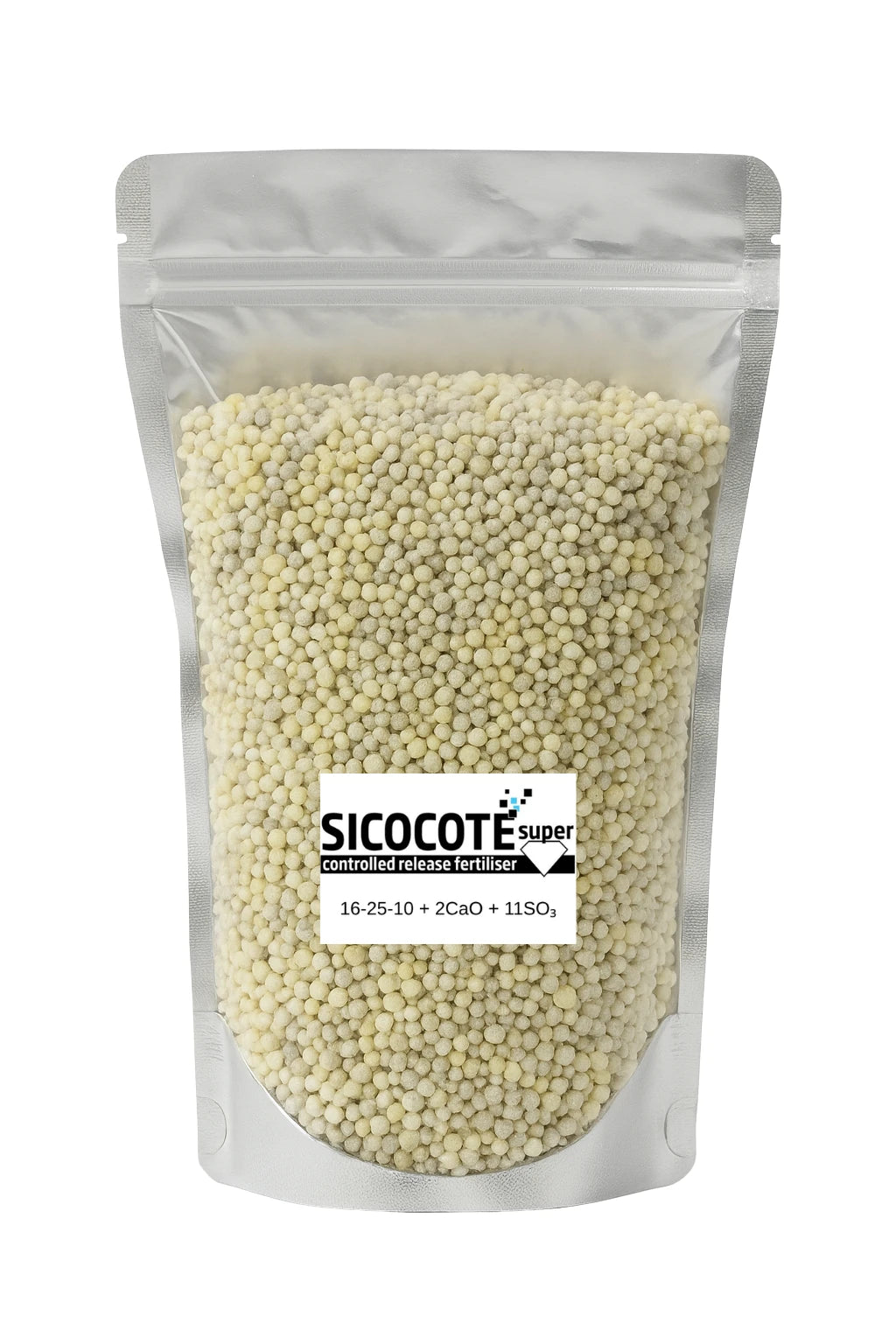SICOCOTE Super CRF 16-25-10 + 2CaO + 11SO₃ | Kontrollü Salınımlı Granül Gübre | 25 KG | Made in EU