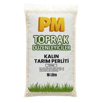 Tarım Perliti (1–6 mm) Kalın 10 Litre