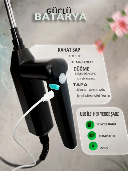 LITOLAN 8 L Elektrikli Pompa, Şarjlı Püskürtücü (3 Başlık)