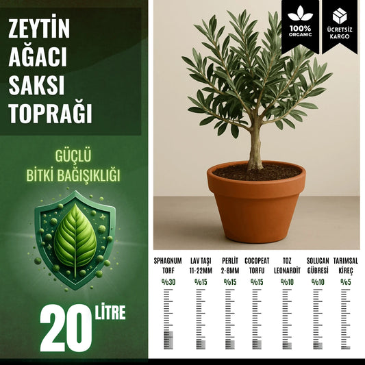 Saksıda Zeytin Ağacı Toprağı – 20 Litre