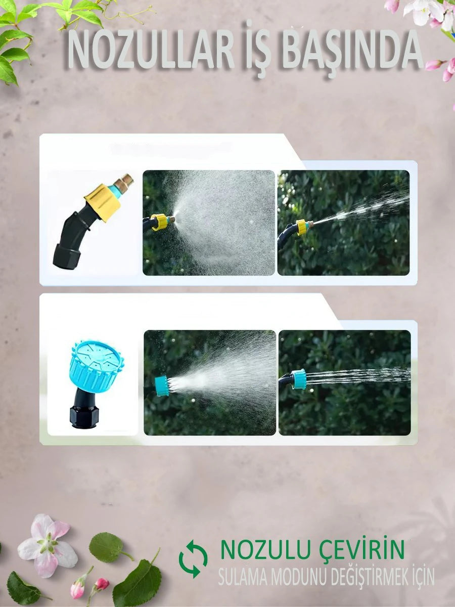 LITOLAN 8 L Elektrikli Pompa, Şarjlı Püskürtücü (3 Başlık)