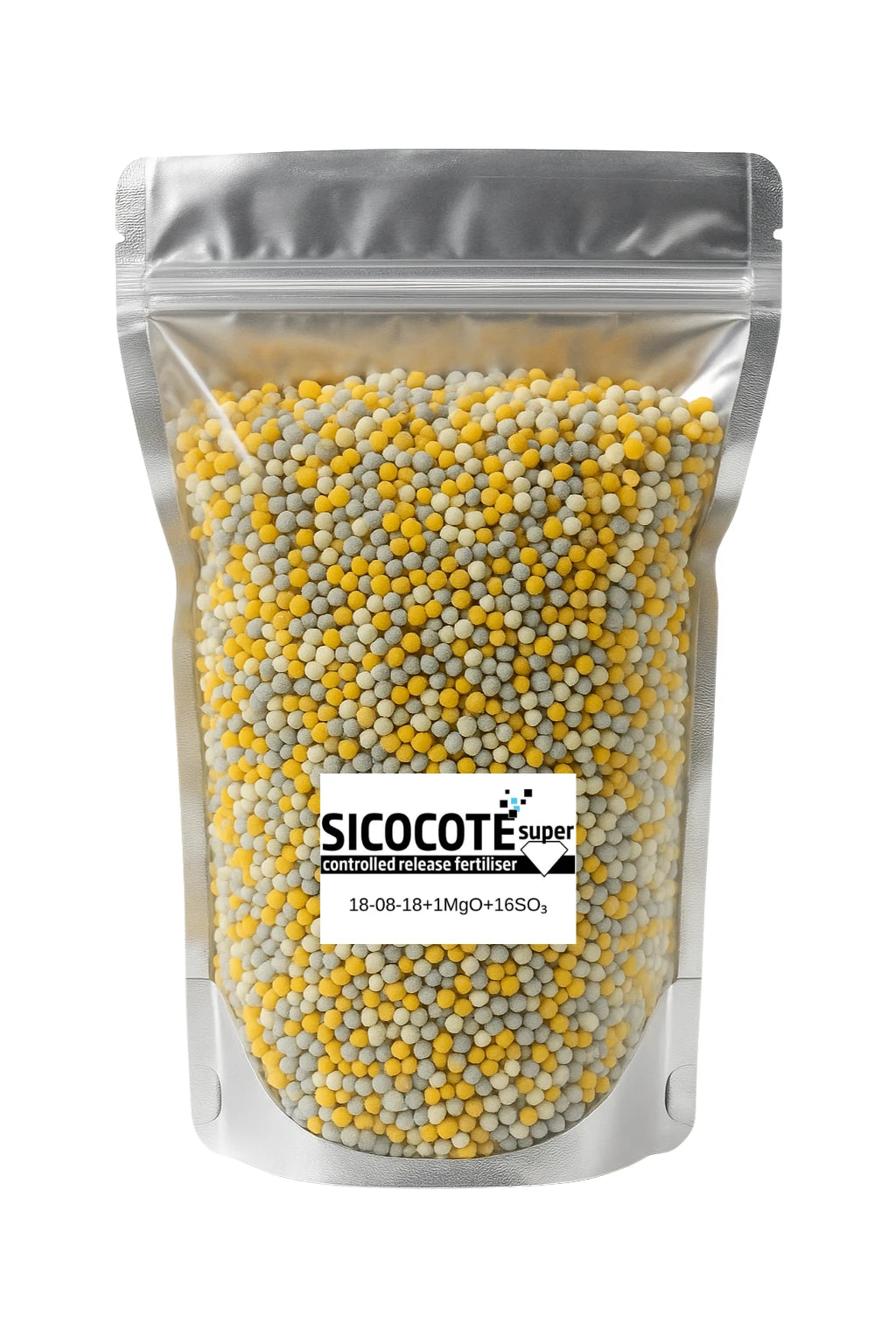 SICOCOTE Super CRF 18-08-18+1MgO+16SO₃ | Kontrollü Salınımlı Granül Gübre | 25 KG | Made in EU