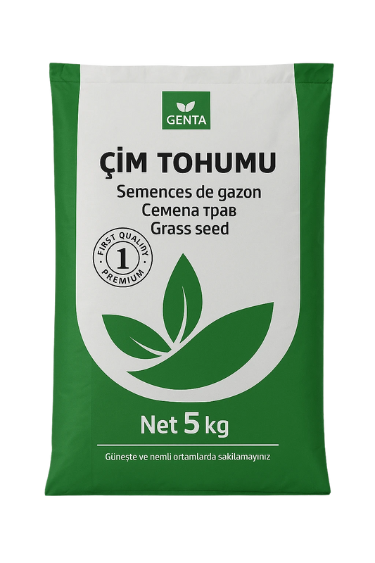 Çim Tohumu 5 kg | Hızlı Çimlenme | Yoğun Kullanıma Uygun, Kaliteli Tohum Karışımı