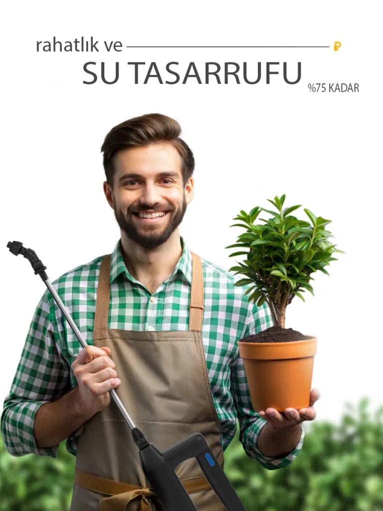 Litolan 5L Şarjlı Elektrikli Püskürtücü – Bahçe & Zirai Pompası