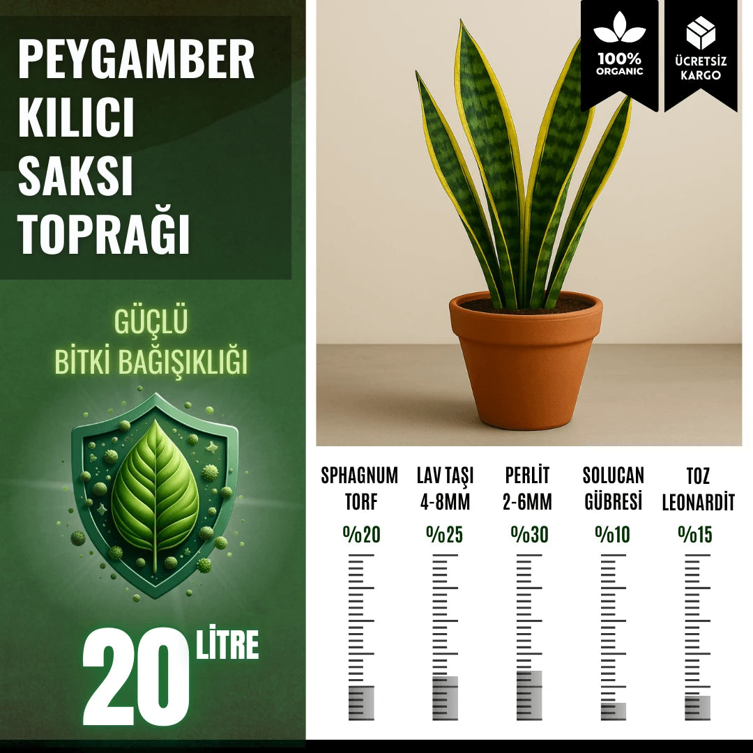 Peygamber Kılıcı Saksı Toprağı