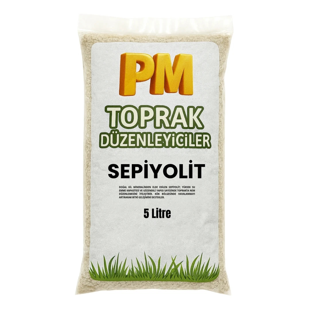 Sepiyolit – Toprak Nem Dengeleyici ve Havalandırma Desteği 5 Litre