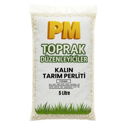 Tarım Perliti (1–6 mm) Kalın 5 Litre