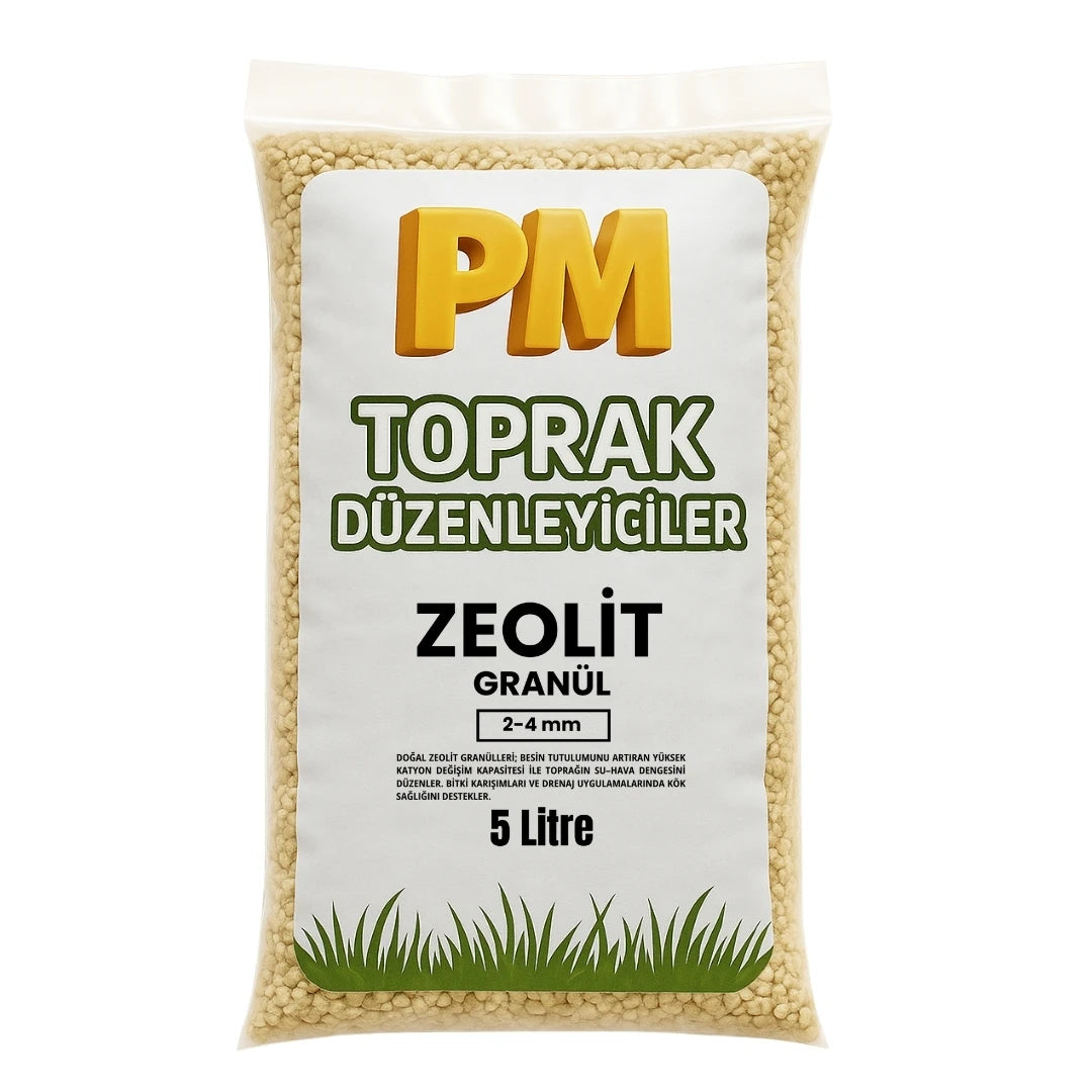 Zeolit Granül (2-4mm) 5 Litre