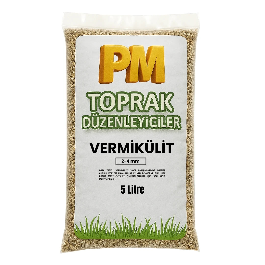 Vermikülit (2–4 mm) 5 Litre